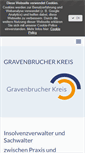 Mobile Screenshot of gravenbrucher-kreis.de