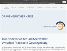 Tablet Screenshot of gravenbrucher-kreis.de